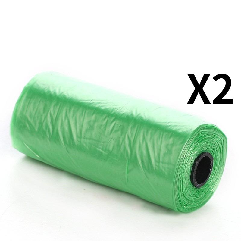 Portable Dog Poop Bag Dispenser with 15 Poo Bags, Hanging Dog Waste Bag Holder for Dog Walking, Pet Garbage Bags