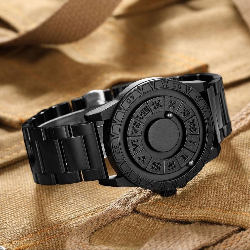 Black Technology Uhr Herren und Damen Neues Konzept Personalisierte Kreative Magnetische Aufhängung Wasserdichte Uhr Quarz Uhr