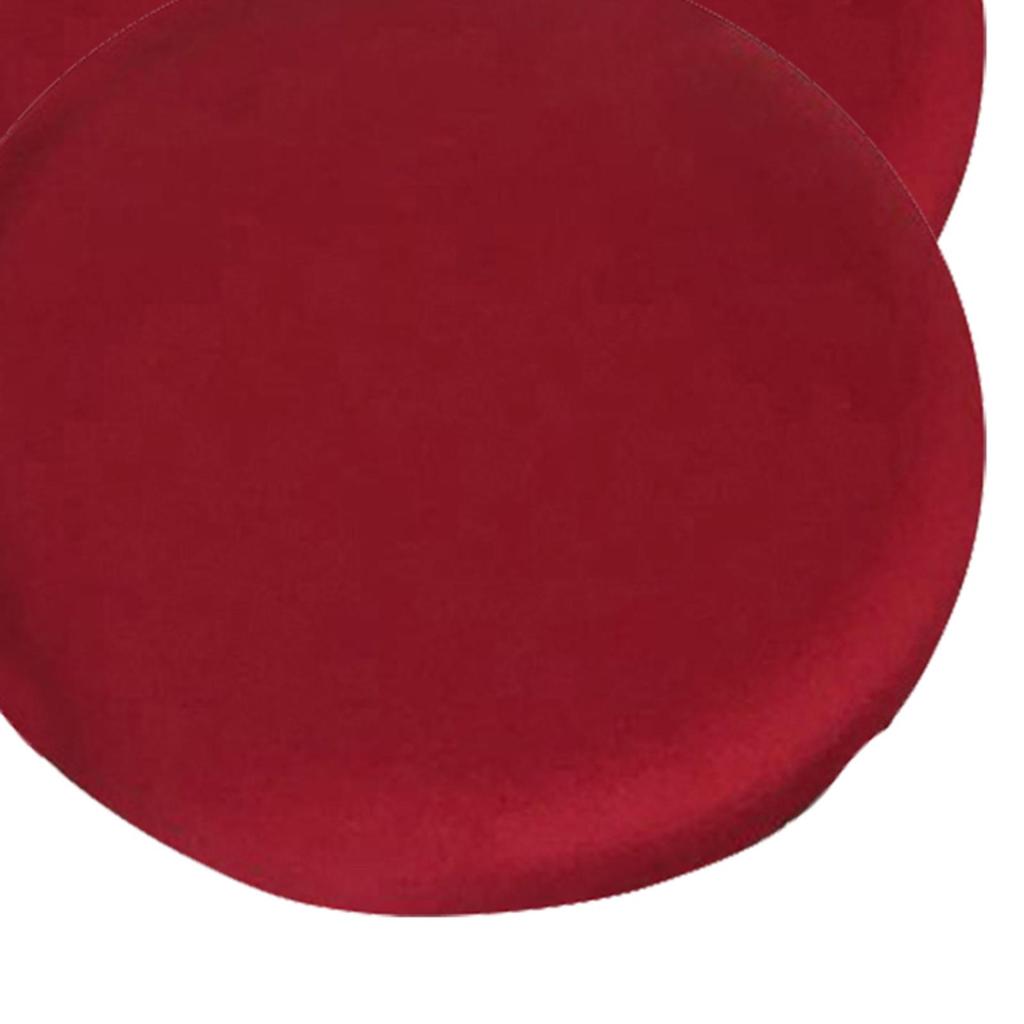 2Pcs Barstool Covers Round Washable Durable Soft Elastic Polyester Stool Slipcover Seat Covers for 12 Bar