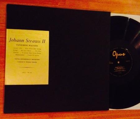 

LP Record JOHANN STRAUSS JR. - WIENER KONZERT - Favourite Waltzes TW801 Opus UK Classical Used