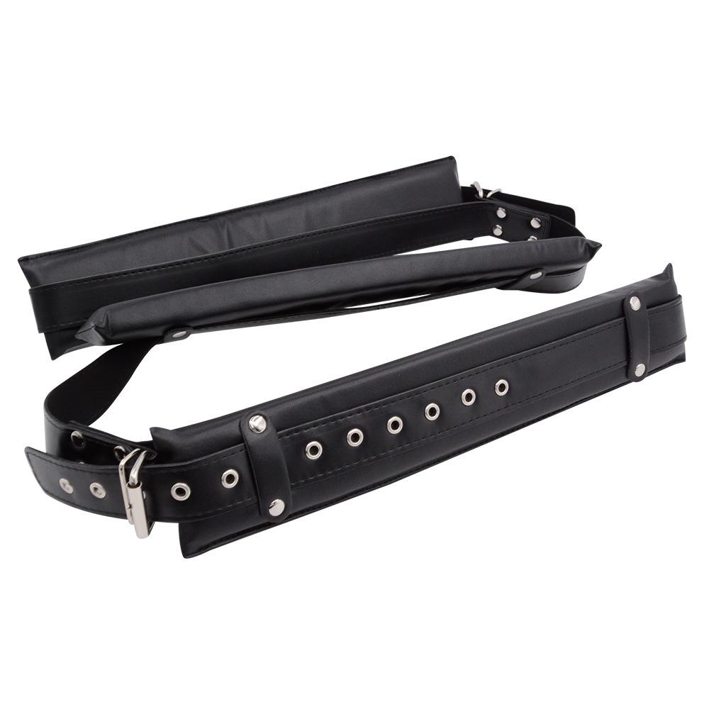 SM Split Leg Handcuffs Bed Binding Belly Band Couple Training Sexy Sex Toy Adult Sex Auxiliary Supplies