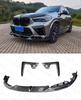 BMW X5M F95 Carbon Fiber Body Kit: Front Lip Splitter, Rear Lip, Side Skirts, Wind Deflectors, Tail Wing with Lights.