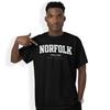 Norfolk Varsity Style Print With Coordinates Hand Printed T-Shirt Size S - 5XL