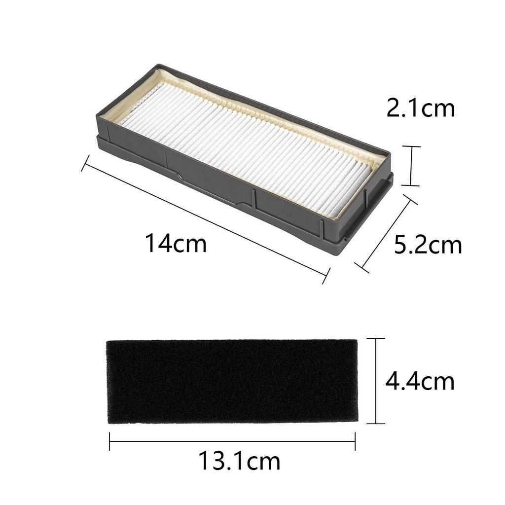 Hochwertiger Ersatz-Hauptbürste und HEPA-Filter für Ecovacs Deebot DT85 DT83 DM81 DT85G Staubsauger