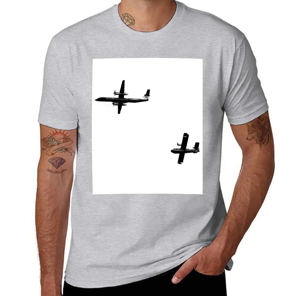 Planes in white 1 T-Shirt korean fashion plus size tops vintage mens graphic t-shirts funny