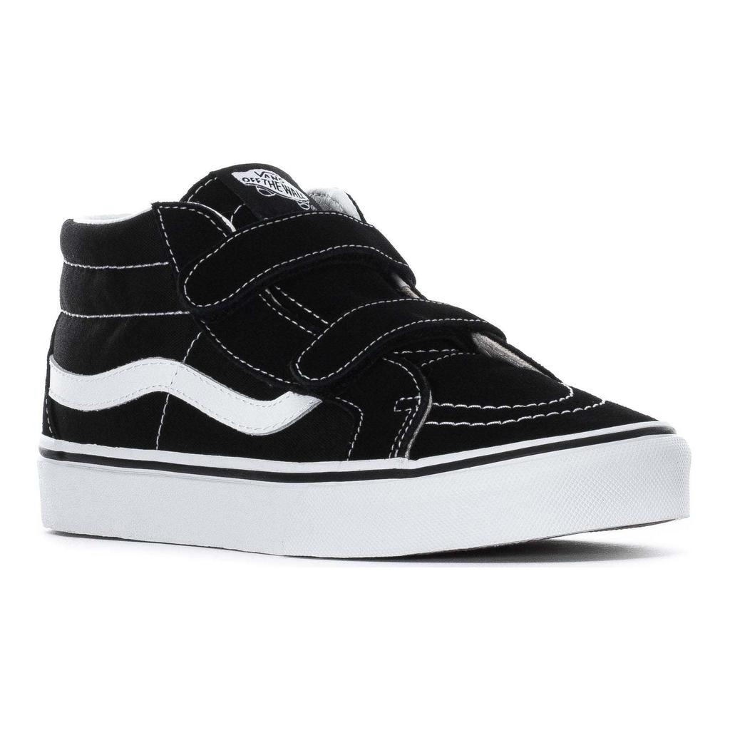 Vans SK8 Reissue V Abrasion Resistant Support Mid top Kids' Skateboarding Shoes Black Teenagers VN0A4UI56BT