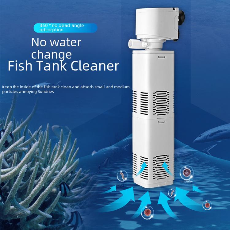 Pompe de filtration d'aquarium 3 en 1: Système silencieux de circulation et d'oxygène pour aquarium