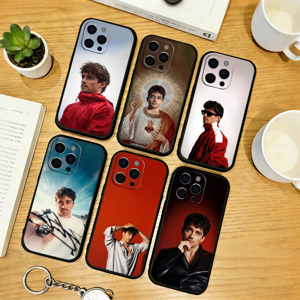 C-Charles Leclerc Phone Case Silicone Soft For IPhone 17 16 15 14 13 12 11 X XR Plus Pro Max Plus