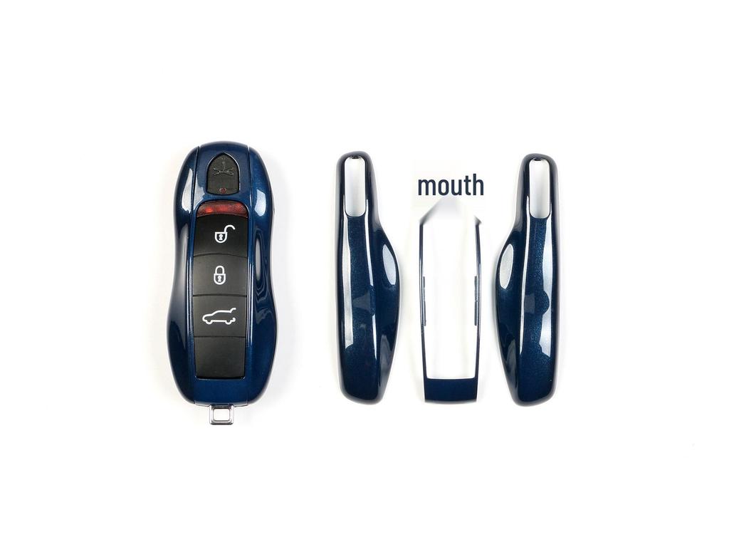 Porsche Key Shell - Midnight Blue (Cayenne, Macan, 911, Panamera, 718, Taycan)
