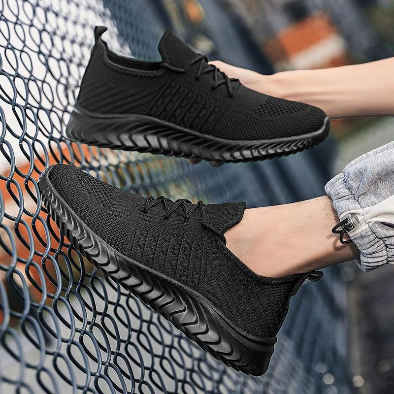 Sommer Leichte Herren Laufschuhe Sport Klassische Mesh Atmungsaktive Freizeitschuhe Mode Sneaker Athletische Anti-Rutsch-Sneaker