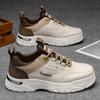 Autumn men's shoes, new breathable white shoes, men's trend, versatile platform sneakers, casual board shoes, trendy shoes