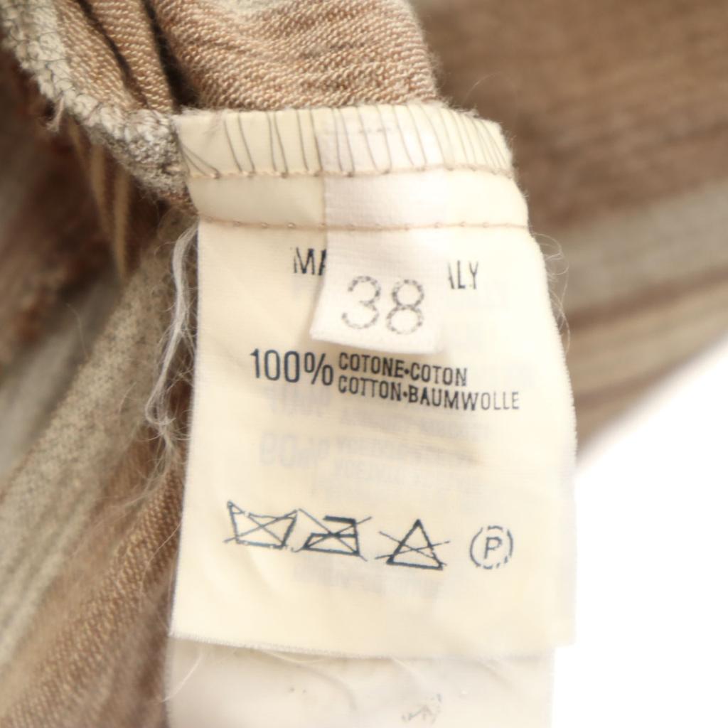 Emporio Armani 90er Jahre Made in Italy Alte Gestreifte Baumwolljacke 38 Damen Gebraucht