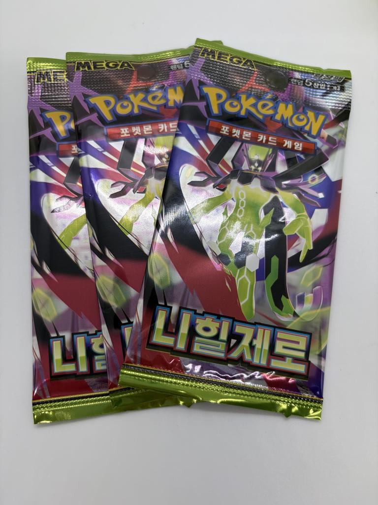 Pokemon Trading Card Game Nihilego GX Card Official Korean Version