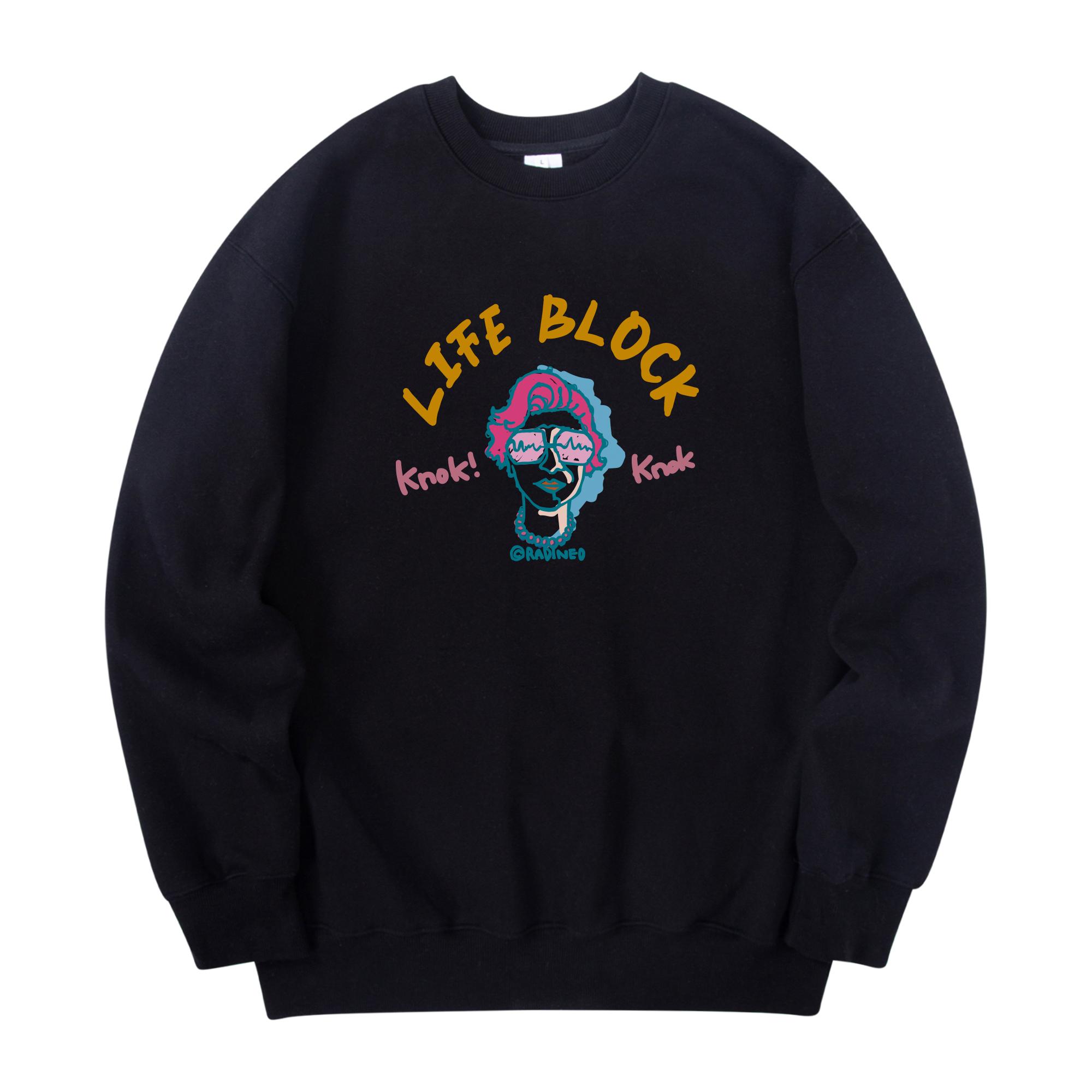 Radineo Life Block Color Свитшот Черный Black (Black)/Xl