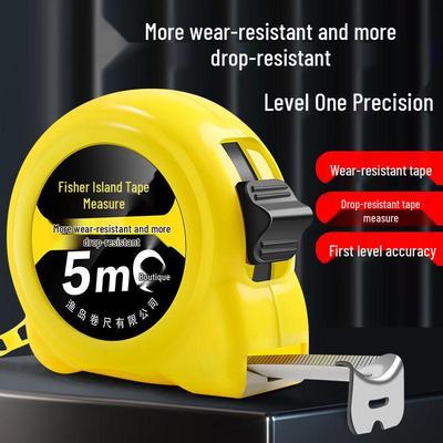 Strapazierfähiges 5m Stahlbandmaß, verschleißfestes Lineal mit verbreitertem, verdicktem Design, erhältlich in 3m bis 10m.