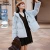 Xiangying Women's Short Toggle Hooded Down Jacket
