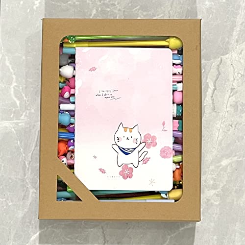 Sencoo Niedliche Cartoon Radierbare Schwarze Gel-Tinte Stifte, Niedliche Stifte für Geburtstagsgeschenke, Schulpreise, Schülergeschenke, Kinderstifte, Zufälliger Stil