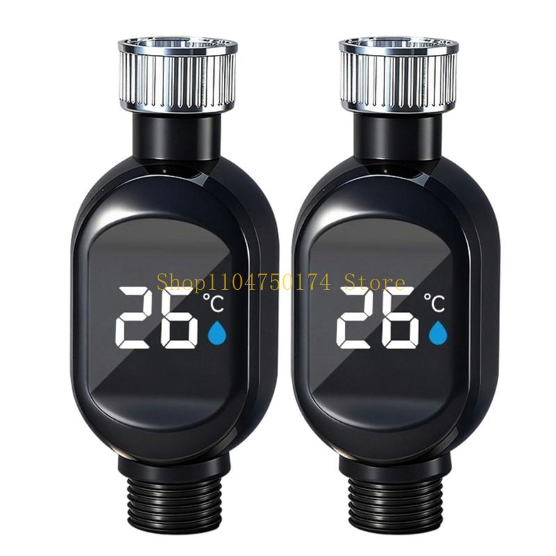 Schnell reagierendes Thermoduschkopf-Display Echtzeit-Wassertemperatur-Tracking Starkes Stahl-Badezimmerzubehör Top-Angebot