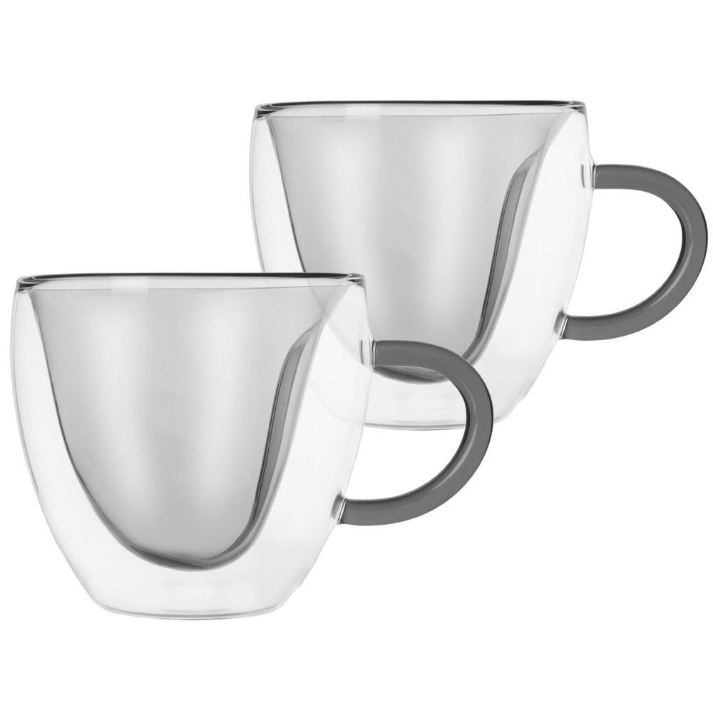 Double-Walled Thermal Glasses For Coffee And Tea Double 280 Ml 2 Pcs.