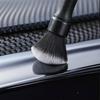 Car Interior Cleaning Brush Soft Nylon Bristle Dust Remover for Air Vents & Crevices Scratch-Free Long Handle Detailing Tool for Dashboard