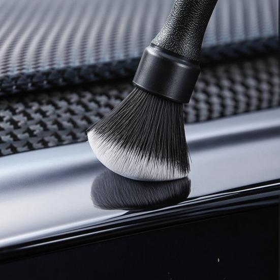 Car Interior Cleaning Brush Soft Nylon Bristle Dust Remover for Air Vents & Crevices Scratch-Free Long Handle Detailing Tool for Dashboard