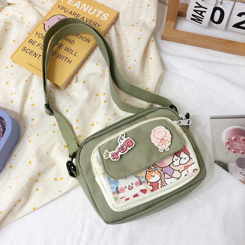 Cute Small Bag Female Student New Small Fresh Shoulder Bag Literary Versatile Messenger Bag Female