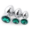 3 STK/sett Metal Anal Leker For Kvinner Voksen Sex Produkter Menn Butt Plug Rust Stål Anal Plug Sex-leke Anal Dildo Toys