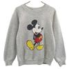 80s Made In USA Vintage Mickey Mouse Long Sleeve Sweat Trainer S Women Used