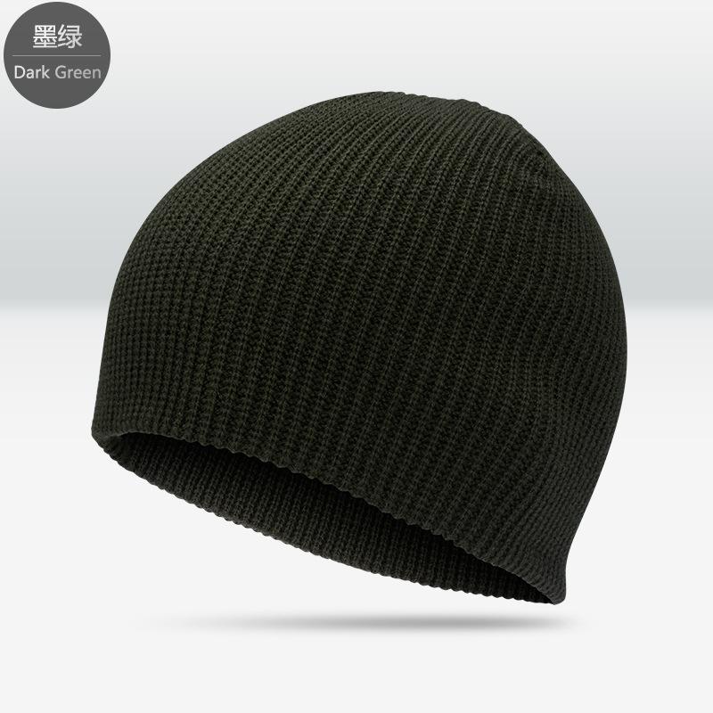 Autumn and winter thin wool hat men's hat women's knitted hat men's warm trendy headhat children's hat cold hat melon fur hat