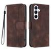 For Samsung Galaxy A56 5G Leather Case Wallet Stand Smile Imprinted Phone Cover with Strap
