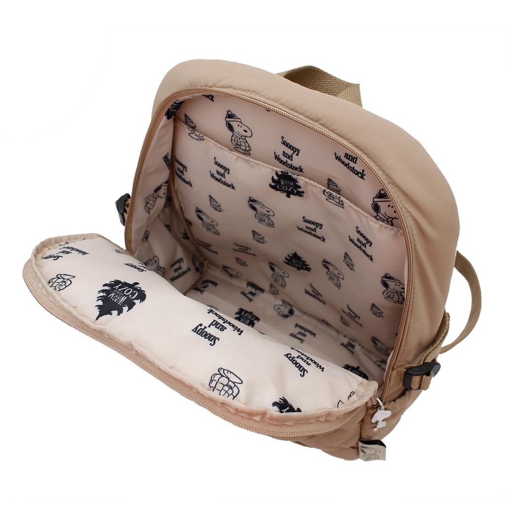 Hapitas Snoopy Puffer Bag Backpack 6067 Women's PN135 Puffer Beige
