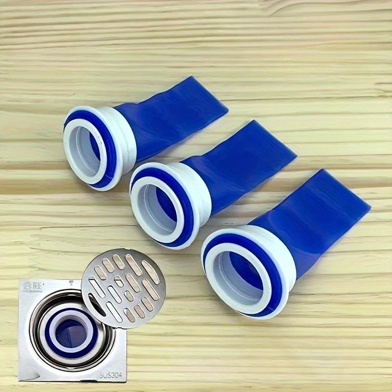 1Pcs Anti Odor Floor Drain Core Navy Blue Drain Cover Round Shower Drainer One Way Valve Insect Prevention Bathroom Accessories