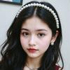 Korean Styles Acrylic Rhinestones Hairband With Faux Pearls Decoration Secure Grip Lightweight For Prom Event