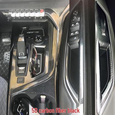 Fólia na radiacu páku z uhlíkových vlákien pre úpravu interiéru Peugeot 4008/5008