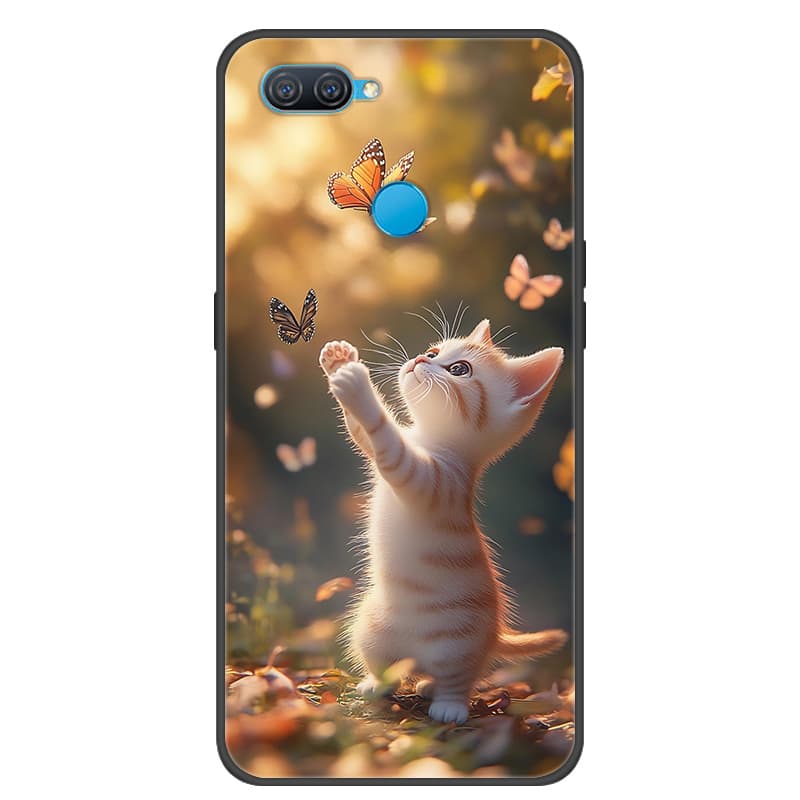 For OPPO A12 Case Cool Painted Cover Soft Silicone Phone Case For OPPO A7 AX7 Back Covers Bumper Coque A12 CPH2083 CPH2077 Coque