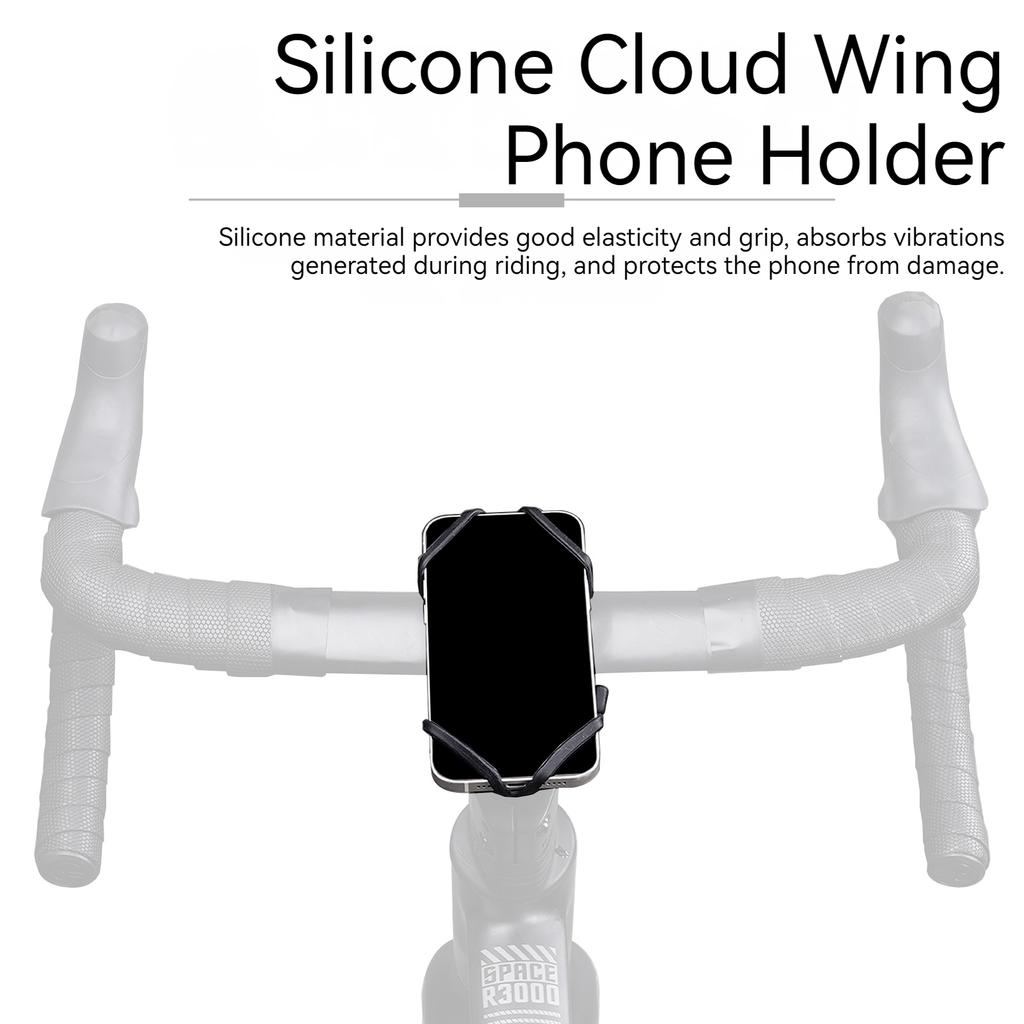 Shockproof Non Slip Bike Phone Mount Adjustable Design With Silicone Strap For Mountain And Road Bike Cycling Navigation Accesso