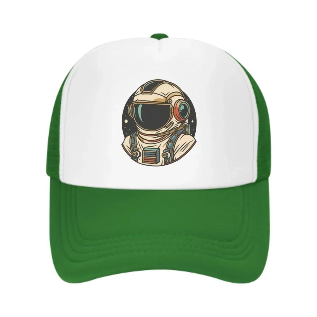 SpaceUnisex Mesh Trucker Hats for Unisex Women Adjustable Casual Fashion Baseball Caps for Outdoor Activities