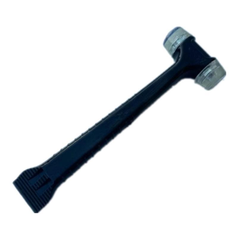 652F Double Headed Installation Hammer Rubber Hammer With Crowbars Insulated Installation Hammer Machinery Maintenance