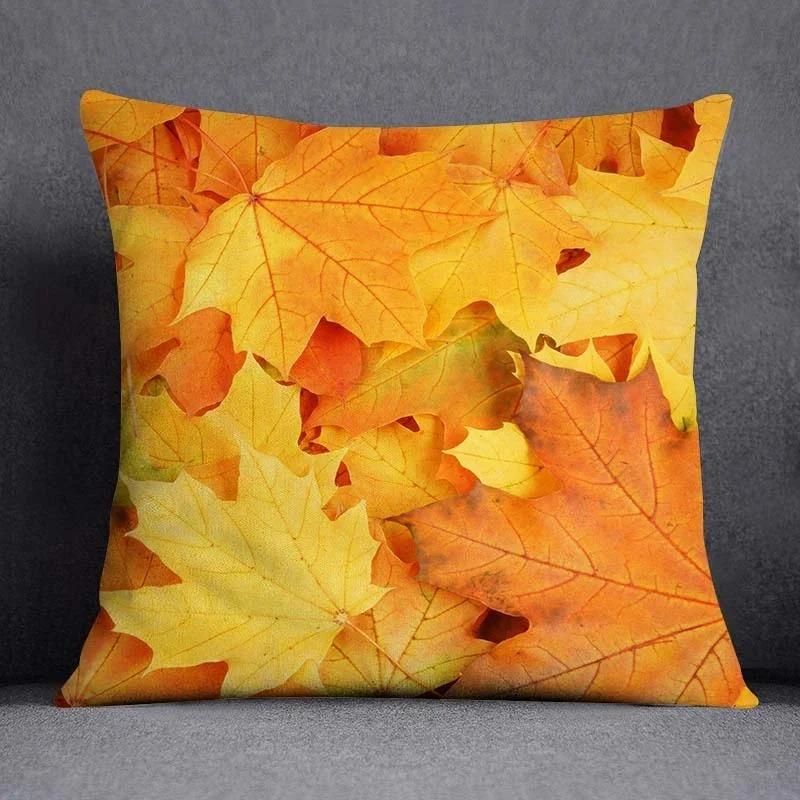 Office Living Room Home Pillowcase Flower and Sunflower Pattern Pillowcase Car Ornaments