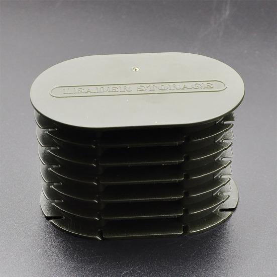 Fishing Line Storage Holder with 6 Line Slots Fishing Leader Keeper with Rigging Spools to Keep Snells And Rigs Organized