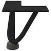 Vidaxl Nogi Do Stołu Hairpin, 4 Szt., Czarne, 10 Cm, Lita Stal