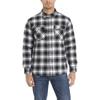 Herren Herbst/Winter Langarm Revers Plaid H Verdickte Hemdjacke