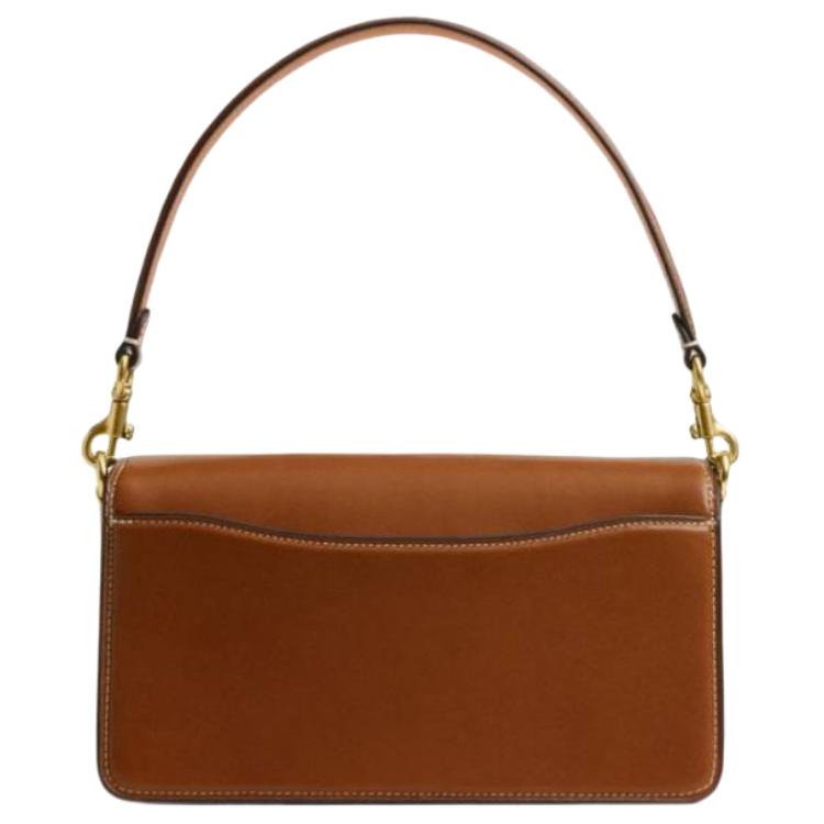 Coach Tabby 26 Classic Logo Leather Shoulder Tote Bag Medium Women Handbags Brown CAM86-B4T2