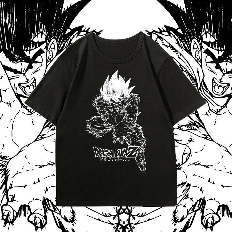 

Dragonball Z Косплей Аниме Манга Футболка Майка Хлопок 4XL