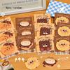 Ins Cute Biscuits Food Games Notes for Students High Value Sticky Creative Special Shaped Messages Times Office School Supplies
