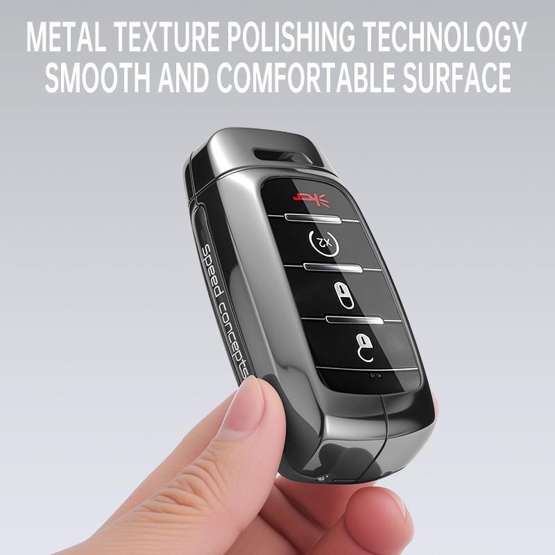 3/4/5/6 Buttons Car Remote Key Case Keychain Shell Fob for Dodge RAM1500 RAM2500 TRX RAM 1500 RAM3500 2019-2026 Metal Key Cover