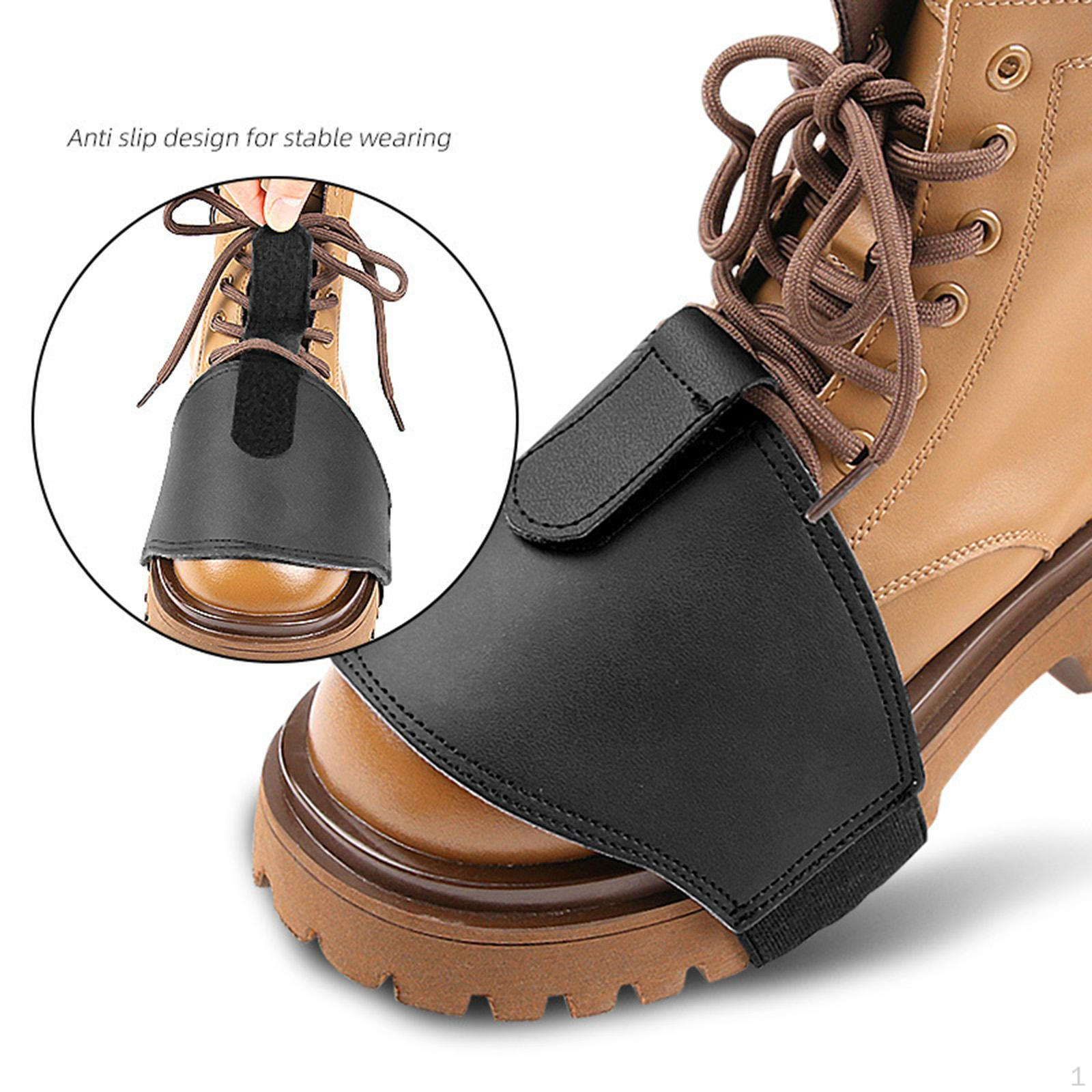 

Motorcycle Shifter Shoe Protector PU Leather Professional Easy to Install Supplies Direct Replaces