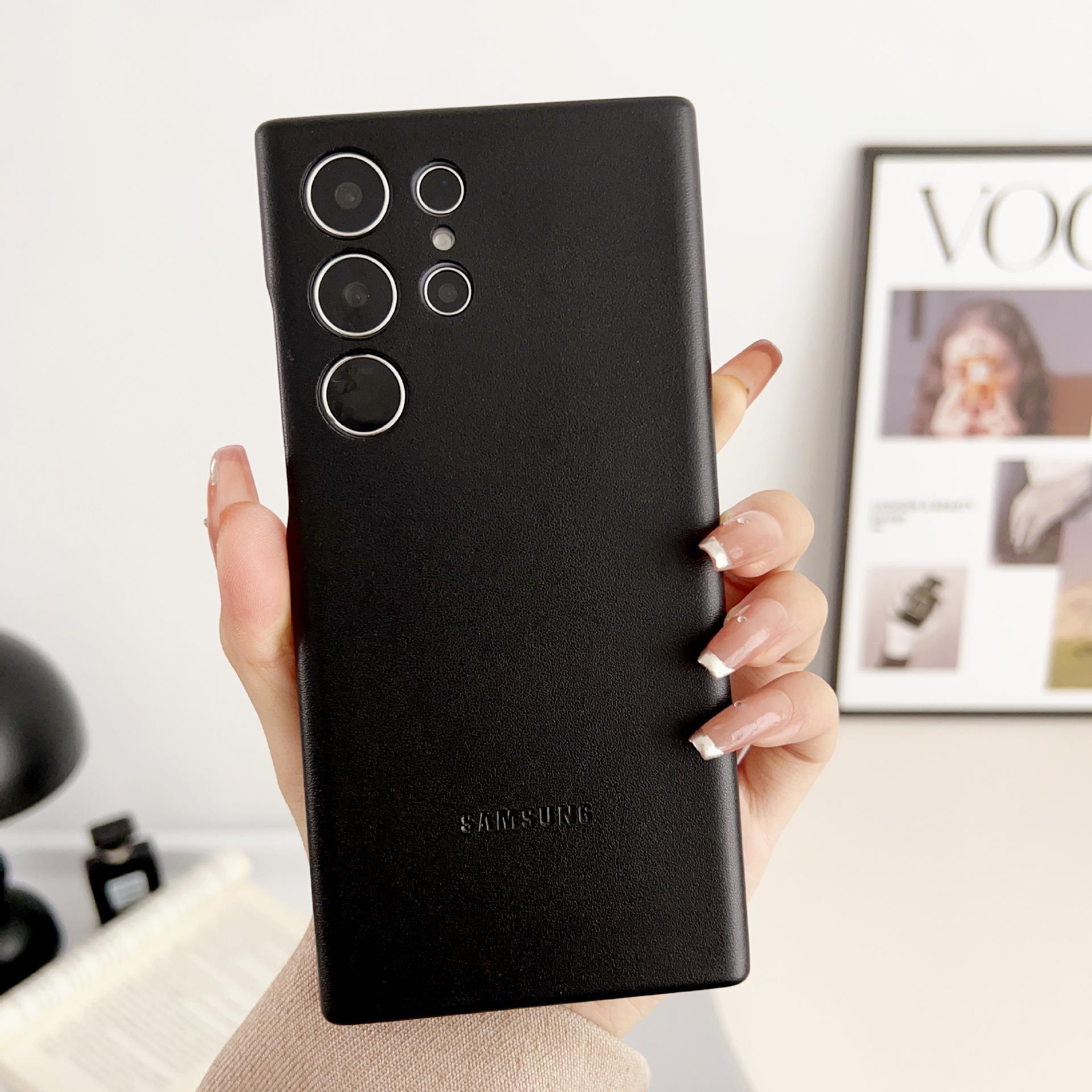 

Підходить для чохла для мобільного телефону Samsung S23ultra Шкіряний чохол S22ULTRA Захисний чохол S23 Шкіряний чохол Samsung S23