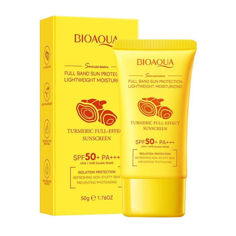 BIOAOUA Snail Full Effect Sunscreen Anti-UV Isolation SPF 50+ Anti-aging Anti-UV Beach Sunscreen Products