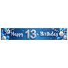 Decorative 13th Birthday Banner  Birthday Celebration Banner  Teen Birthday Banner for Indoor Decoration Party Decor